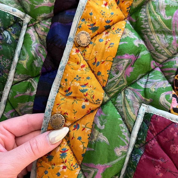 NWT reversible art zen quilted jacket - Picture 3 of 5